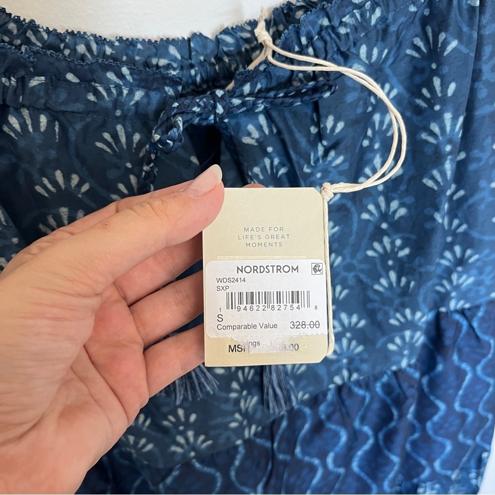 NEW FAHERTY sun chaser maxi dress in sunburst mixed print Size Small - Picture 7 of 8